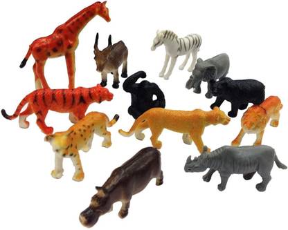 MJ Quality Wild Animal Set 12 pcs