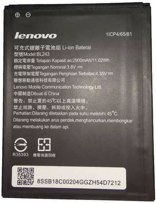 Lenovo Mobile Battery For  LENOVO Lenovo BL243 3000mAh Battery for Lenovo k3 A7000 note K50 -BL-243