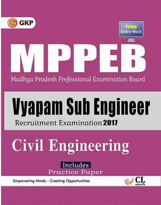 MPPEB Vyapam Sub Engineer - Civil Engineering  - Includes Practical Paper 2 Edition