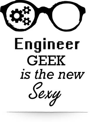 Engineer Quotes Poster Paper Print