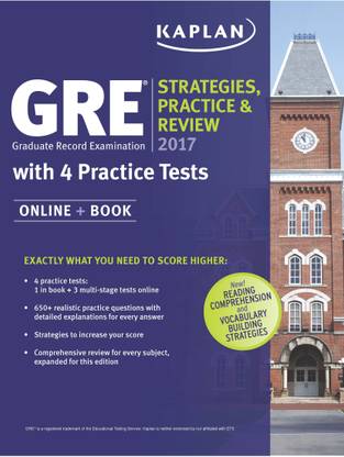 GRE 2017 Strategies, Practice & Review with 4 Practice Tests