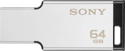 SONY USM64MX/S//USM64MX2/S 64 GB Pen Drive Compatible with Desktop Computer, Tablet, Laptop USB 2.0 Metal Case