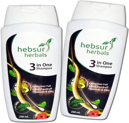 Hebsur Herbals 3 In One Shapmpoo 100 Ml (Pack of 2)