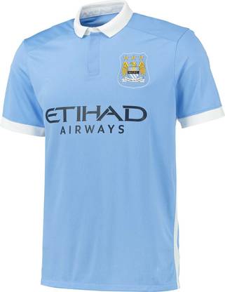 Navex Footbal Jersey Club Manchester CITY Sky Short Sleeve Ket Large(40) Football Kit