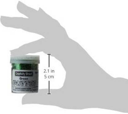 Chenille Kraft Ck-8711A Assorted Colors Glitter, 2.1" Height, 5" Wide, 3.5" Length, 3/4 Oz. (6 Per Package)