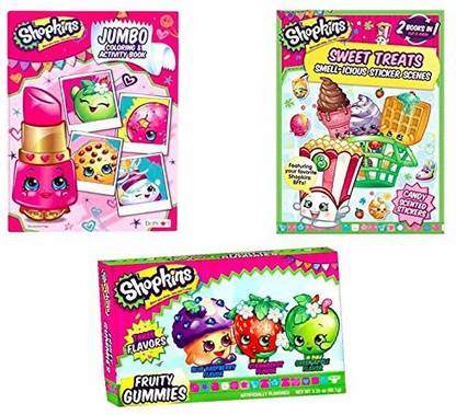 L2P 3 Piece Shopkins Craft And Yum Stocking Stuffer Bundle