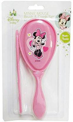 DISNEY Baby Minnie Mouse Hair Brush & Comb Set (Pink)