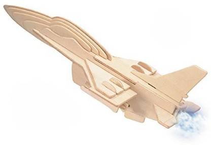 Smilelove 3D Wooden Puzzle F6 Fighter Plane Jigsaw Puzzle