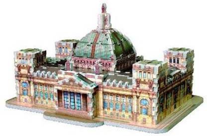 Wrebbit Reichstag Berlin 3D Jigsaw Puzzle Made By Puzz 3D