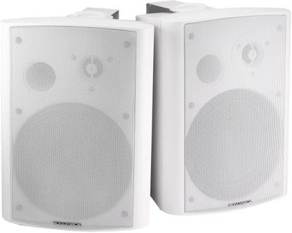 MONOPRICE 107496 8-Ohm Active Wall Mount Speakers, (Pair) 25 W Portable Bluetooth Home Theatre