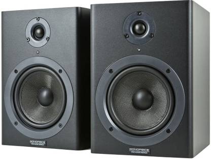 MONOPRICE Stage Right 5-inch Powered Studio Multimedia Monitor Speakers (pair) - (605500) 30 W Portable Bluetooth Home Theatre