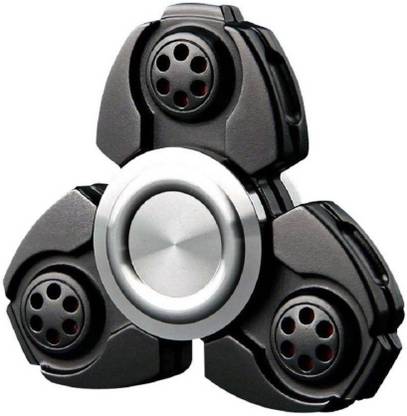 Krypton Thick Black Gun Metal Fidget Spinner Hot Shape Dash Look