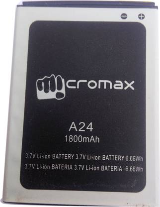 Micromax Mobile Battery For  Micromax Bolt A24