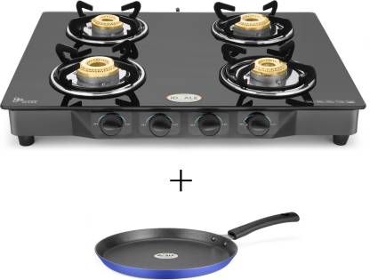 Ideale Quatre-T Stainless Steel Manual Gas Stove