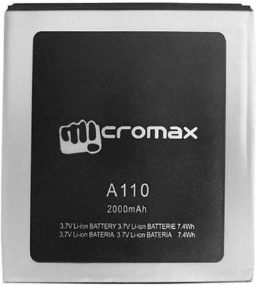 Micromax Mobile Battery For  Micromax Canvas 2 A110