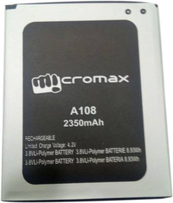 Micromax Mobile Battery For  Micromax Canvas L A108