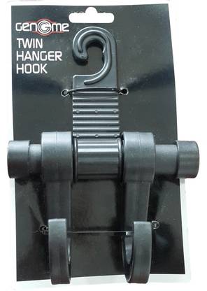 Genome Genome Auto Twin Hanger Hooks for all kinds of Bags, umbrellas, clothes etc. Car Storage Bag & Bin