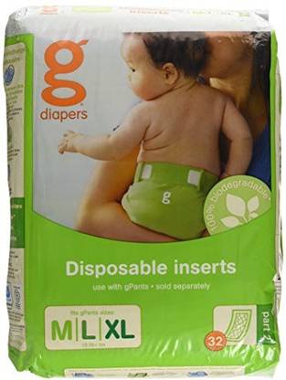 gDiapers Disposable Inserts Case 9.3 lbs