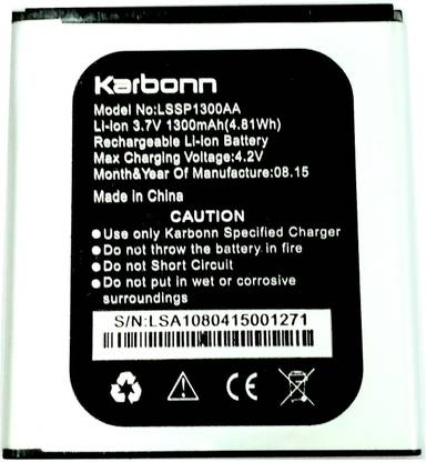 KARBONN Mobile Battery For  KARBONN A10