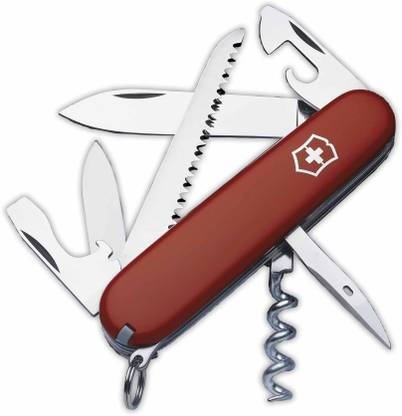 Victorinox 3.3613 - Camper Matt Finish 13 Function Multi Utility Swiss Knife