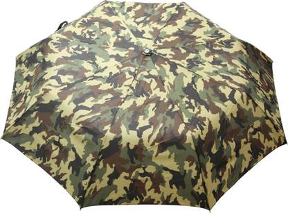 FabSeasons Camouflage, Military and Camo Printed Automatic 3 Fold Umbrella