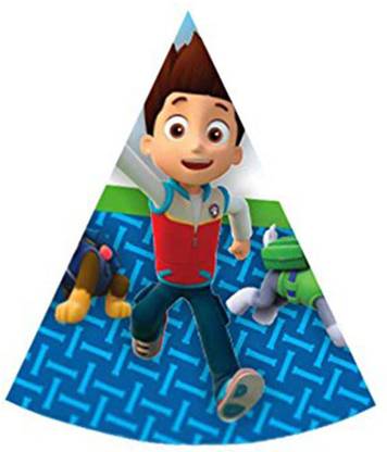 Party Propz PAW PATROL BIRTHDAY DECORATION/ CONE CAP 10 PIECES / PAW PATROL BIRTHDAY SUPPLIES