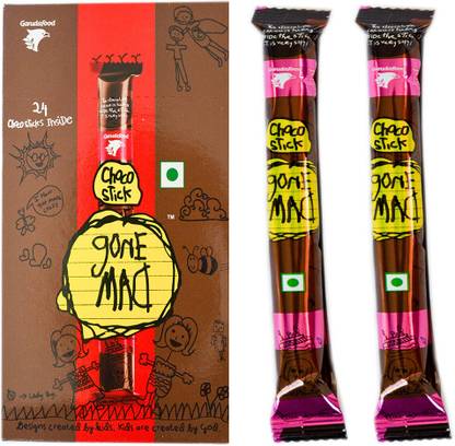 Gone Mad Chocostick Outer(24 PCS) Wafer Rolls