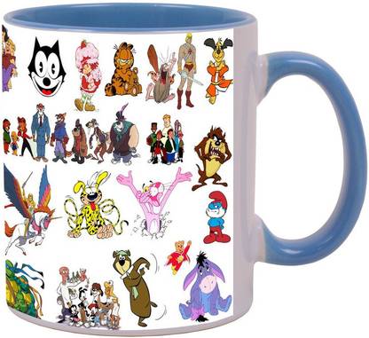 Arkist best cartoons of all time Blue Ceramic Coffee Mug