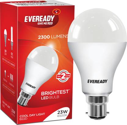 EVEREADY 23 W Basic Round B22 LED Bulb