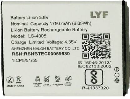 LYF Mobile Battery For  LYF Flame 6 | Flame 7