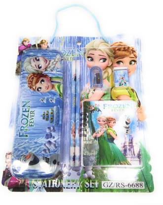MAYUMI Pencil Box, Pencils, Eraser, Sharpener, Ruler, Notebook Stationery Set