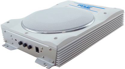 PYLE PLMRBS8 8-Inch Low-Profile Super-Slim Active-Amplified Marine/Waterproof Subwoofer System 600 W Car Speaker