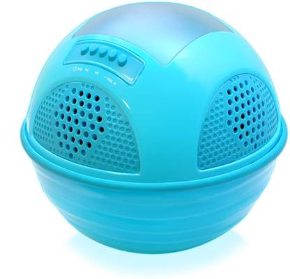 PYLE PWR95SBL Aqua SunBlast Floating tooth Waterproof Pool System with Solar Panel Rechargeable Battery and FM Radio 5 W Portable Bluetooth Home Theatre