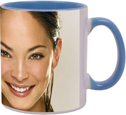Arkist kristin kreuk 2 Blue Ceramic Coffee Mug