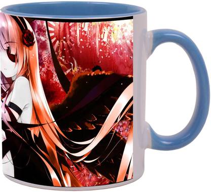 Arkist manga art 2 Blue Ceramic Coffee Mug