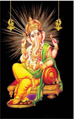 Lord Ganesh Ji Poster Paper Print