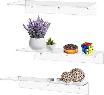 SEHAZ ARTWORKS Floating Wall Ledges Acrylic Wall Shelf