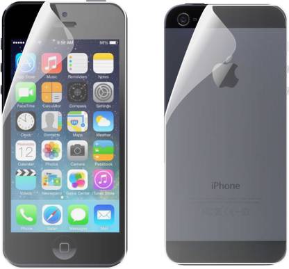 CASE CREATION Front and Back Screen Guard for 5SE, Apple iPhone 5, 5S