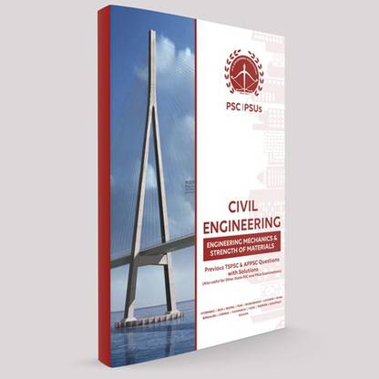 AEE Civil, Engineering mechanics & Strength Of Materials Previous Questions with Solutions  - Previous TSPSC & APPSC Questions with Solutions