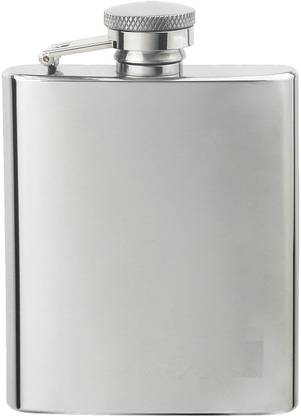 VibeX ™ Sir Jack’s Sterling Silver Hip Flask No Metallic Taste Corrosion Resistent Hip Flask