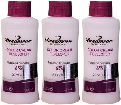 Dreamron Color Cream Developer 6% , White