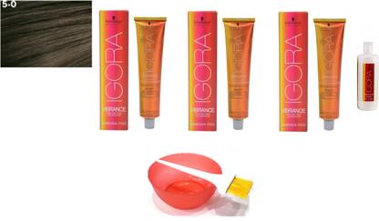 Schwarzkopf Igora Vibrance Tone On Tone Coloration Tube No. 5-0 Hair Color