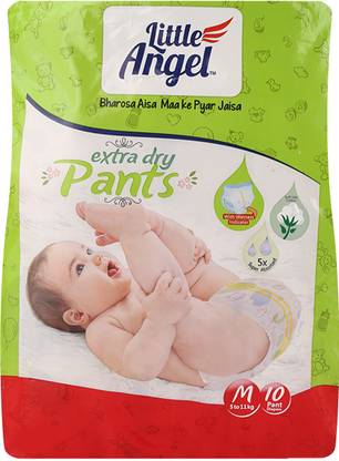 Little Angel Little Angel Baby Diaper 10Pcs - Medium - M