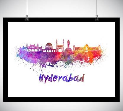 Hyderabad Wall Poster A3 Fine Art Print