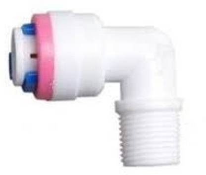 PK Aqua - 1 Pcs Ro-Non Return Valve Elbow NRV For Reverse Osmosis System Water -1/4″- Solid Filter Cartridge