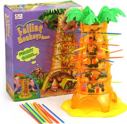 BONZEAL Falling Monkeys Game Wigglers