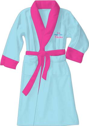 Bombay Dyeing Light Blue Small Bath Robe