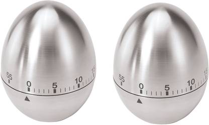 Care Case Set of 2-Timer Clock Egg With Alarm 60 Minutes Chef Cooking Mechnical Reminder Counting Analog Kitchen Timer