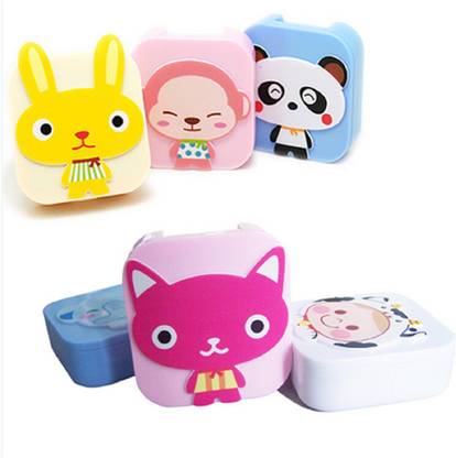 ITALISH High Quality Cute portable Pocket Mini Contact Lens Case Travel Kit lens kit