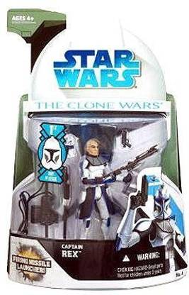 Hasbro Star Wars 2008 Clone Wars Animated Action Figure No. 4 Captain Rex [First Day Of Issue]
